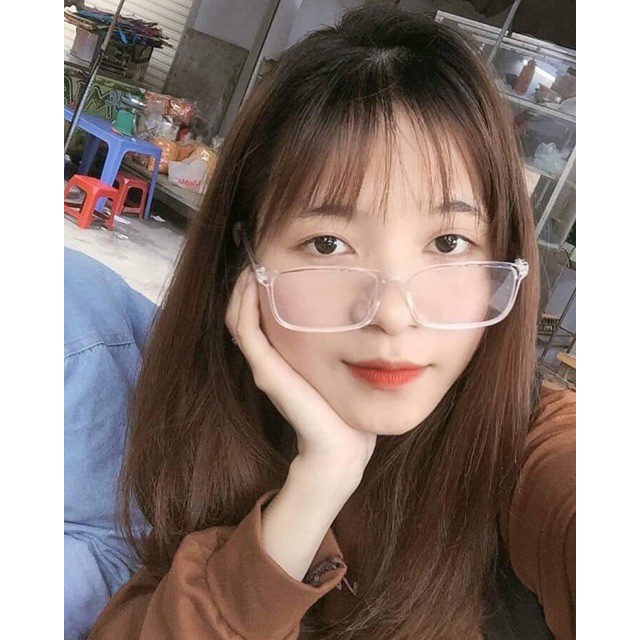 Kính thời trang nam nữ gọng nhựa dẻo 📌 freeship 📌 gọng kính trong suốt unisex đi đêm chống bụi siêu rẻ