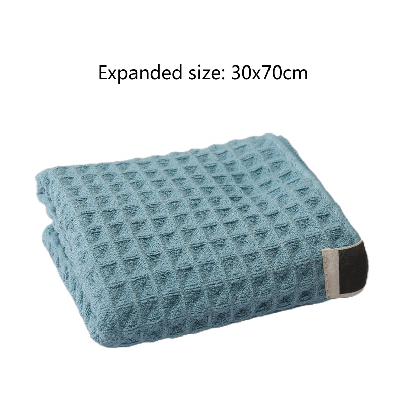 Ho waffle Khăn Mặt Dày Mềm Mại Thấm Hút Nước Nhanh Khô Cho Tóc Và Mặt Khi Đi Bơi
