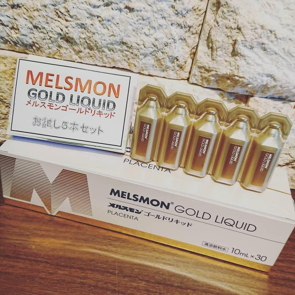Serum nhau thai ngựa Melsmon Gold Liquid Placenta (hộp 30 ống)