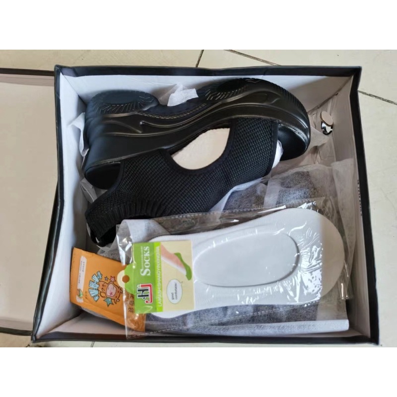 Sandal đế xuồng, sandal đế bằng cao 8cm⚡️ANDU STORE⚡️