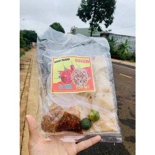 Bánh tráng ớt rim tóp mỡ