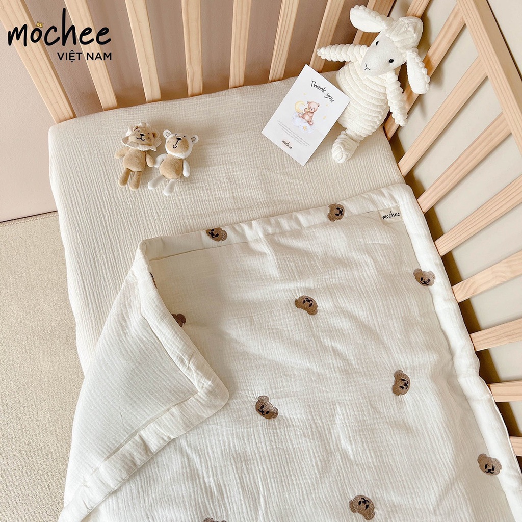 Chăn Trần Bông Mochee cao cấp cho bé
