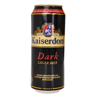 Bia kaiserdom dark lager 4.7% đức - set 6 lon 500ml