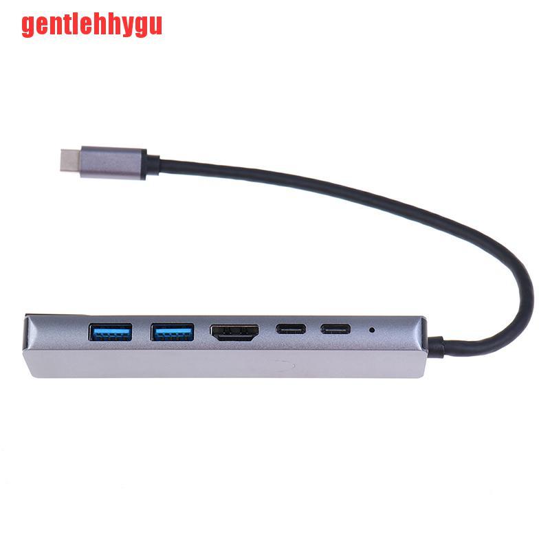 Bộ Chuyển Đổi 6 Trong 1 Usb Hub Type C Sang Usb 3.0 Hdmi 1000mbps Rj45