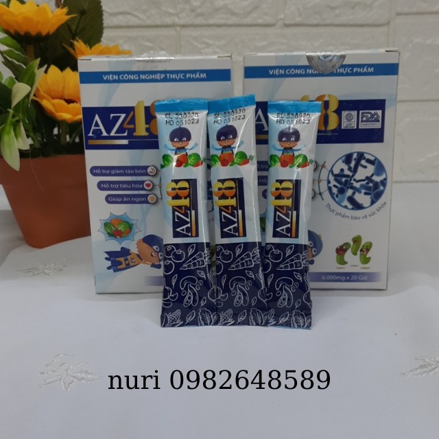 [Sét Dùng Thử,Hết Táo Bón Hết Biếng Ăn] Men Tiêu Hóa AZ48 ,Men Cho Mẹ Bầu Trẻ Nhỏ,Giảm Táo Bón ,Biếng ăn, Ăn Ngủ Ngon