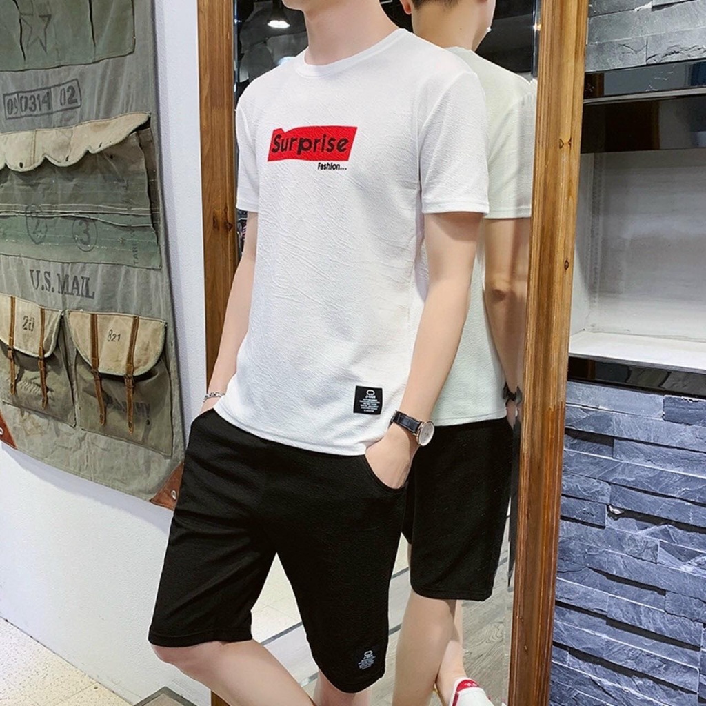 Bộ Mặc Nhà Thể Thao Nam Mùa Hè Phong Cách Cao Cấp thời Trang loại dày đẹp hàng hot trend