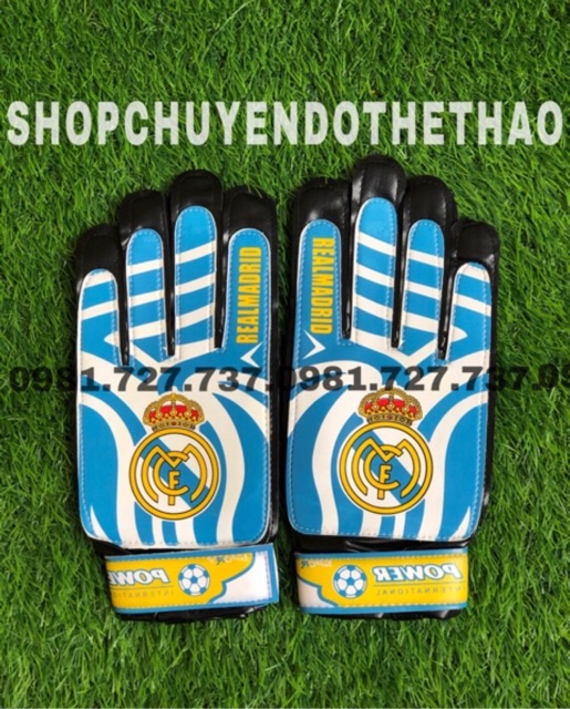 Găng tay thủ môn CLB. Real Madrid+MAN ĐỎ (Siêu rẻ)