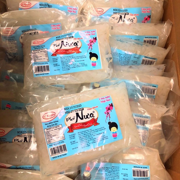 Combo 5 Gói Phở nưa Vị Nguyên Keto Das 240g  - Keto - Das - Không Carb