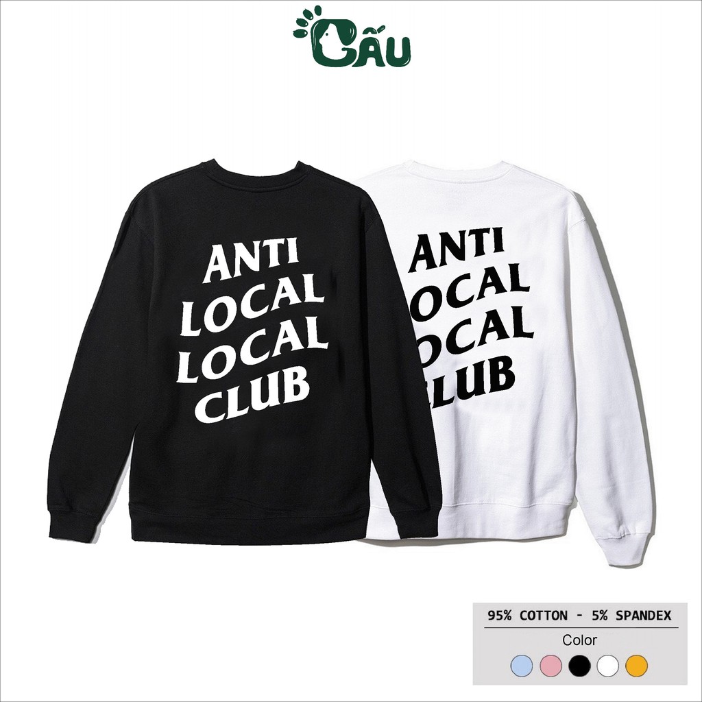 Áo sweater GẤU 194 vải thu đông co dãn, dày dặn mềm mịn form rộng phong cách Unisex -  ANTI SOCiAL SOCIAL CLUB | BigBuy360 - bigbuy360.vn