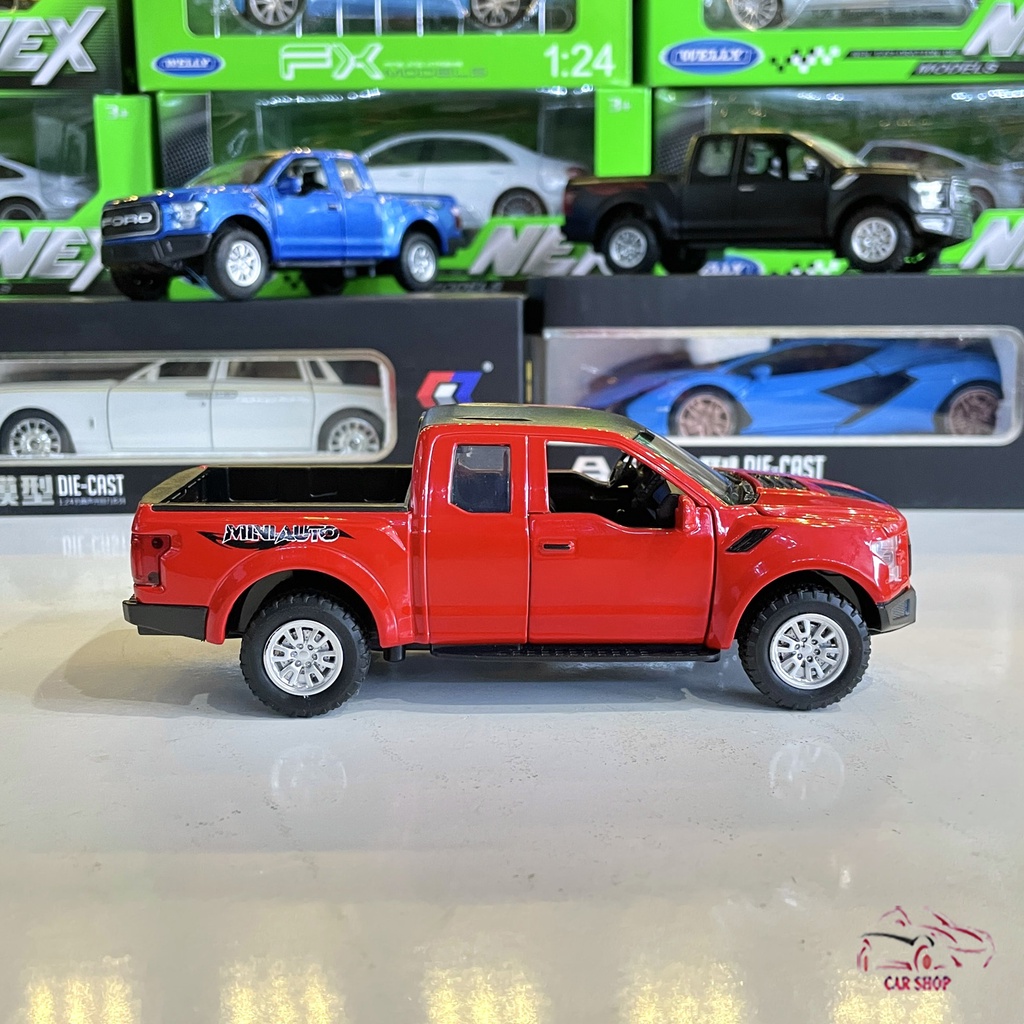 Mô hình xe bán tải Ford Ranger F150 tỉ lệ 1:32 màu đỏ