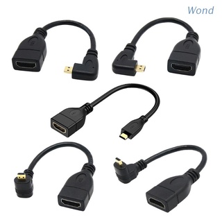 Dây cáp chuyển đổi từ cổng micro hdmi sang hdmi 1080p 720p