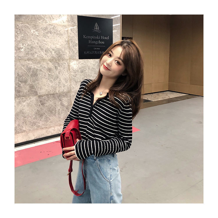 Áo Giữ Nhiệt Loose Long-sleeved Pullover Knitted Sweater
