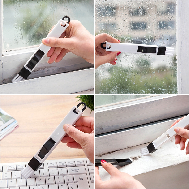 Bàn chải làm sạch bàn phím máy tính mini 2 trong 1