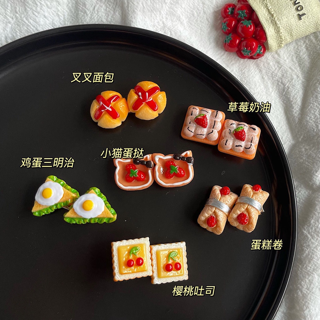 Kẹp Tóc Hình Đồ Ăn Tráng Miệng Dễ Thương Cho Bé Gái