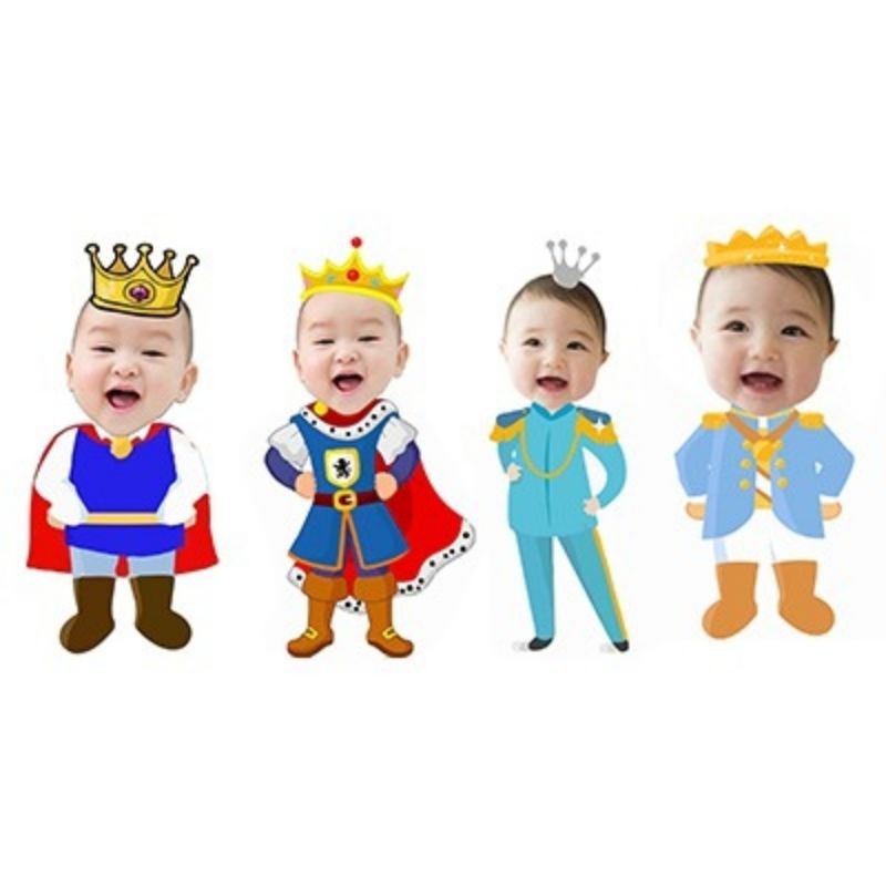 Chibi Sinh Nhật cho bé - Nhân vật chibi trang trí tiệc Sinh Nhật, Thôi Nôi