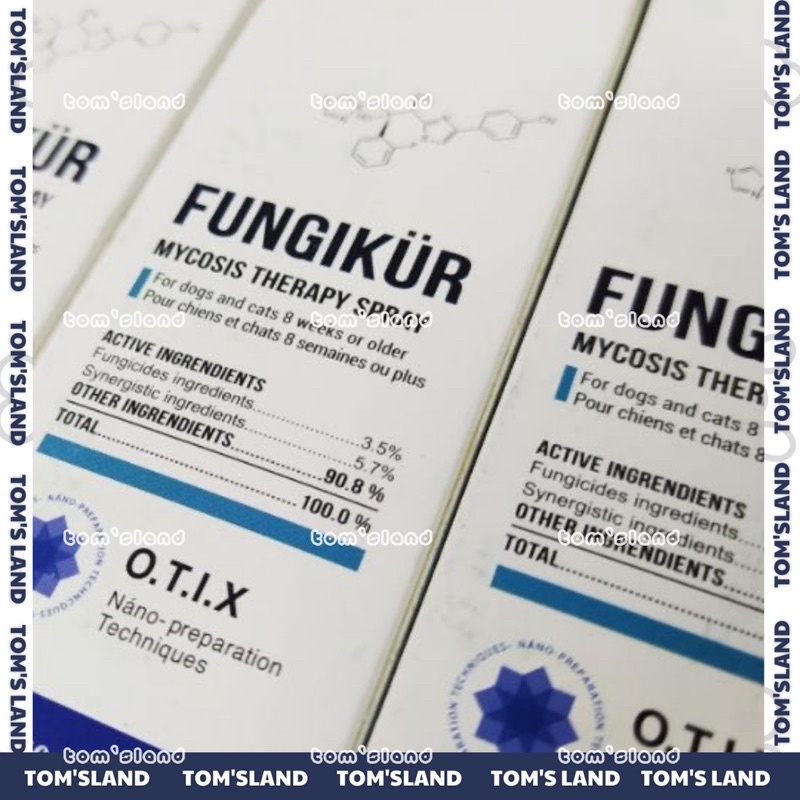 FUNGIKUR Thuốc xịt trị nấm viêm da cho mèo chó ALKIN FUNGIKUR chính hãng