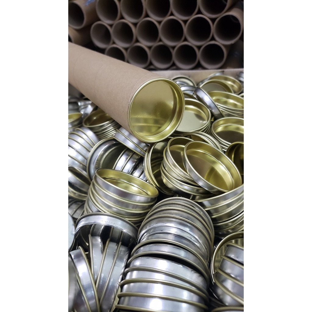 Nắp thiếc ống tube phi 52mm - nắp ống poster cao cấp - hàng loại 1 có sẵn giao ngay