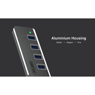 Bộ Chia USB 1 ra 4 Unitek Y3186 (Nhôm) (USB 3.0)