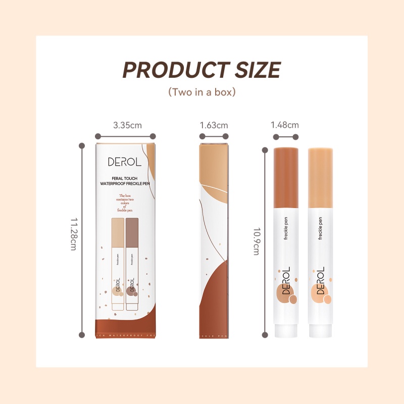 Set 2 bút xóa tàn nhang chống nước tự nhiên DEROL