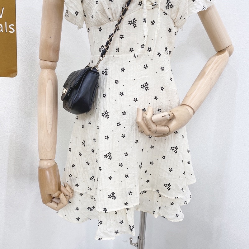 Váy Hoa Vân Tơ Cánh Tiên