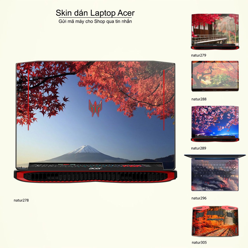 Skin dán Laptop Acer in hình thiên nhiên _nhiều mẫu 11 (inbox mã máy cho Shop)