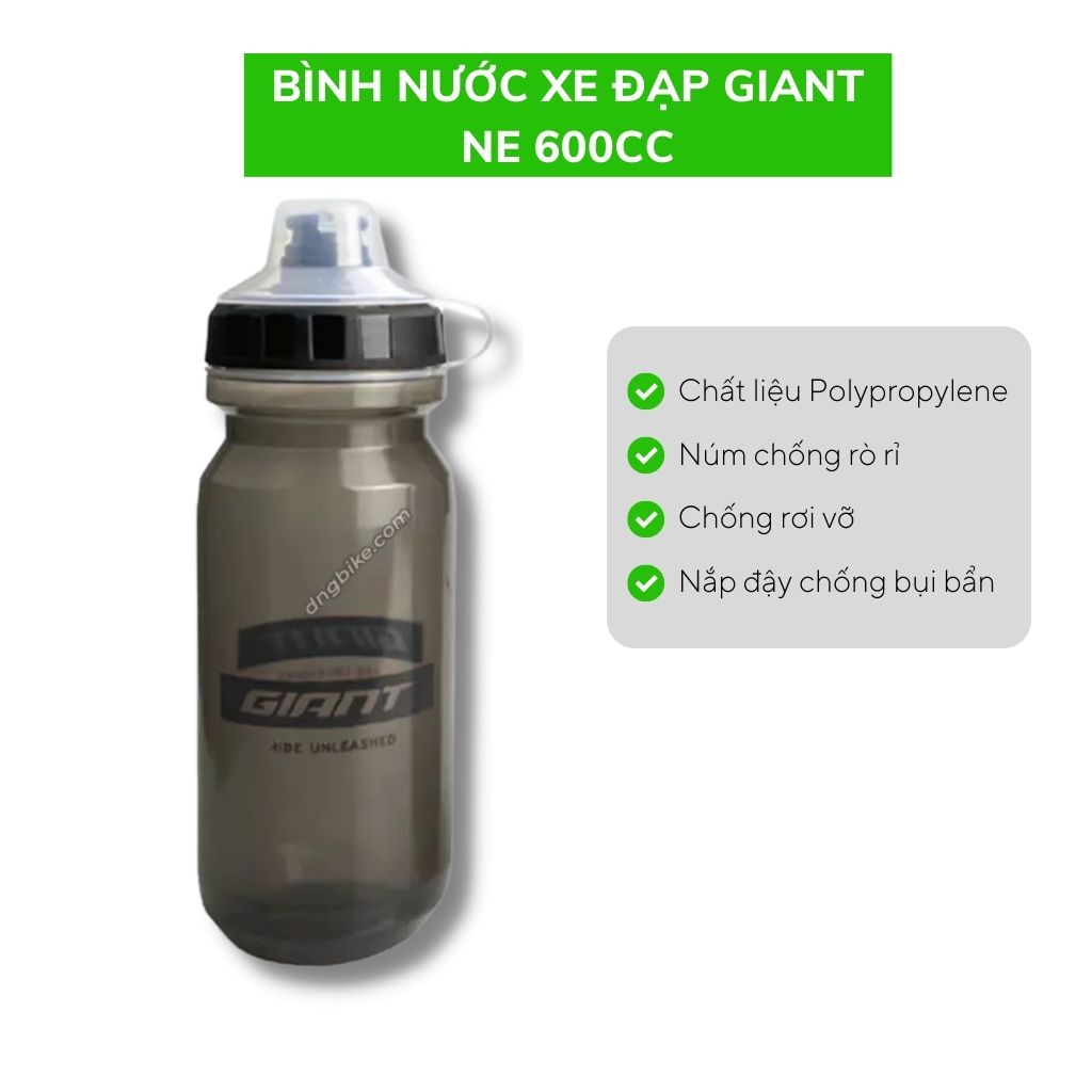 Bình nước xe đạp GIANT NE 600CC