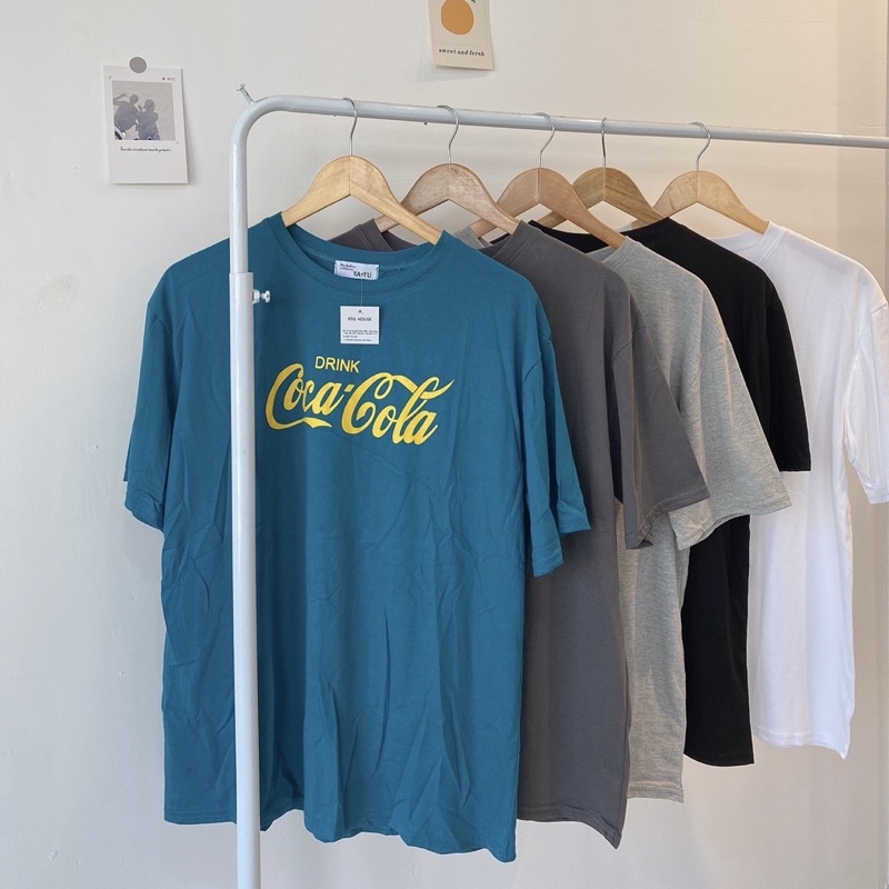 Áo phông qc cocacola ( ảnh thật )