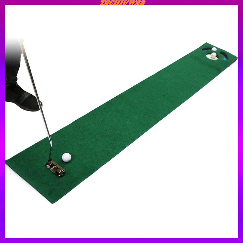 Thảm Tập Đánh Golf Bằng Sợi Tổng Hợp Màu Xanh Lá Nhỏ Gọn Tachiuwa2