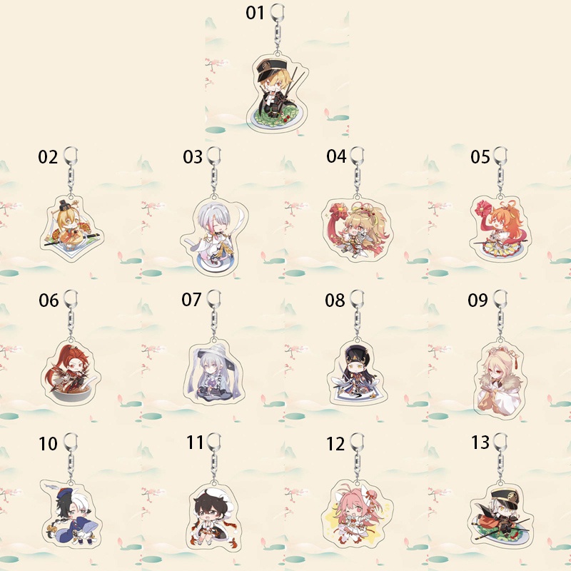 Móc Khóa Hình Nhân Vật Hoạt Hình Anime Xinh Xắn
