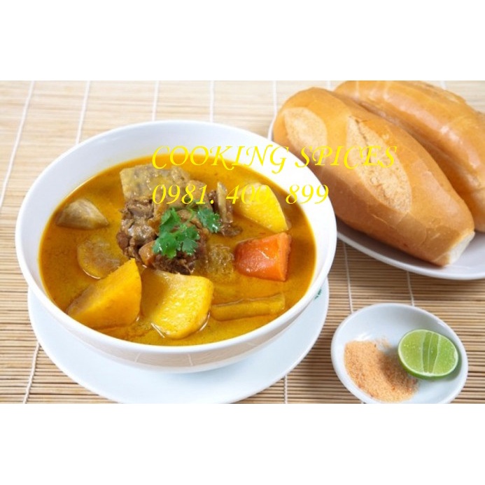 Bột Cà Ri Ấn Độ  hương vị đặc trưng thơm ngon.