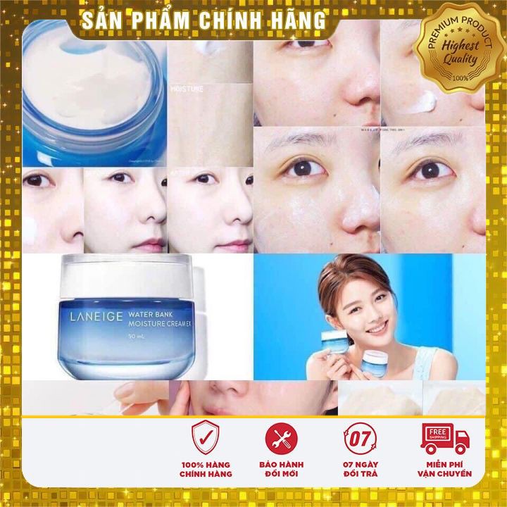 ＣＨÍＮＨ ＨÃＮＧ Kem Dưỡng Ẩm Và Cấp Nước Laneige Water Bank Hydro Cream EX Mini 20ml