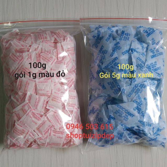 100 gam gói chống ẩm (gói hút ẩm) loại 1g/5g/10g