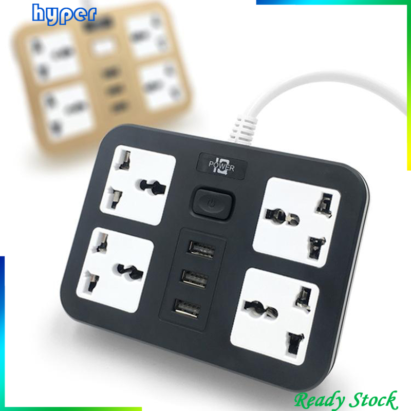 Ổ Cắm Điện 3 Cổng Usb 1.8m | BigBuy360 - bigbuy360.vn