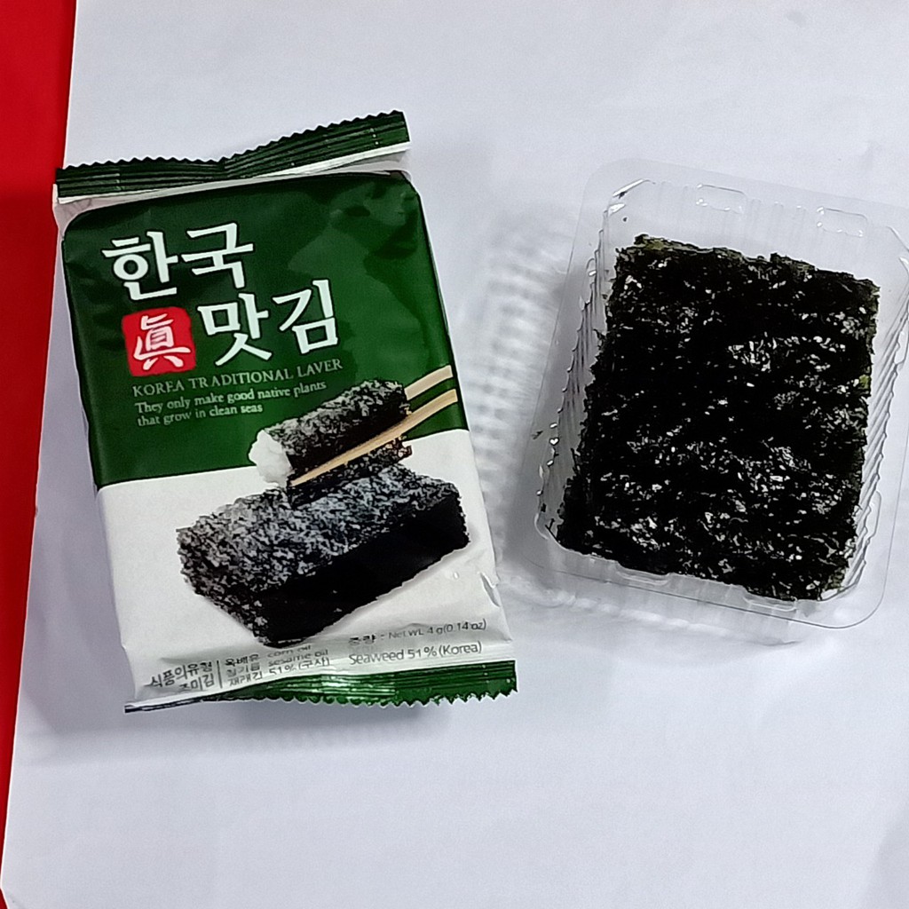 10 gói Rong biển ăn liền Hàn Quốc 5g