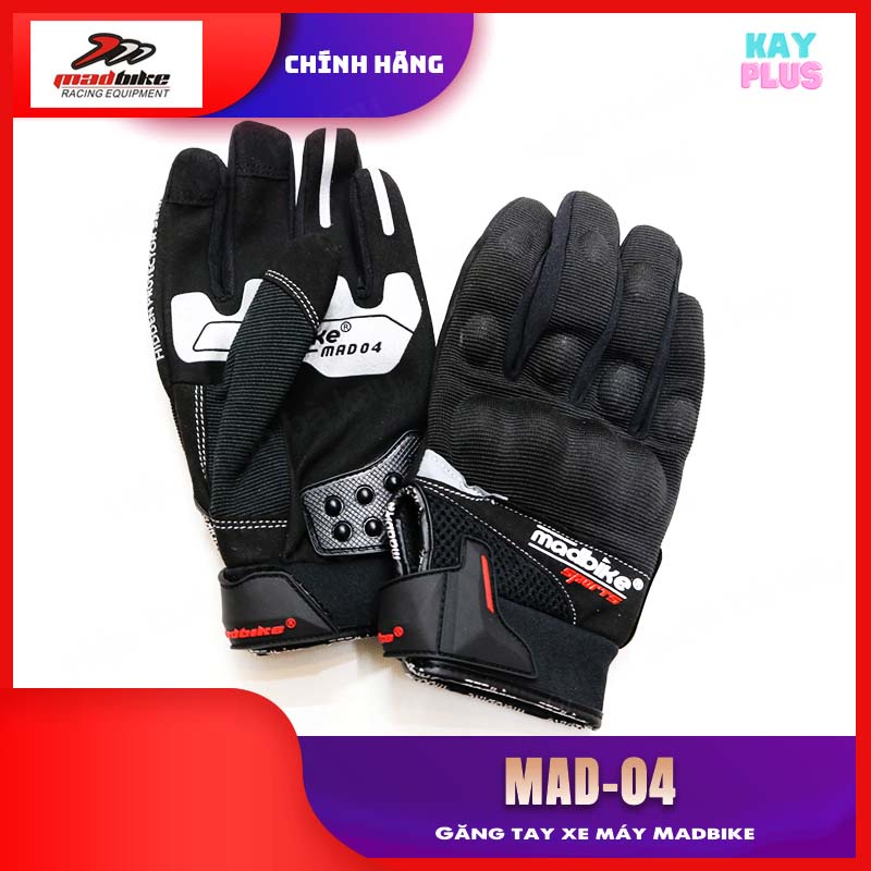 Găng tay xe máy Madbike MAD-04 (Đen)
