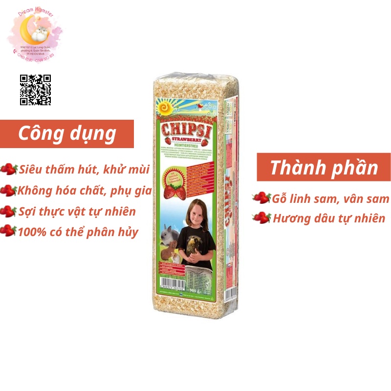 Mùn cưa lót chuồng Chipsi - 1kg