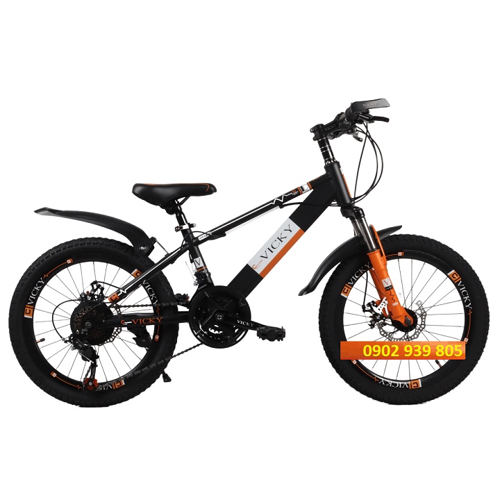 Xe Đạp Cho Bé 20 Inch Vicky VIC120D Có Đề KHÔNG BAGA