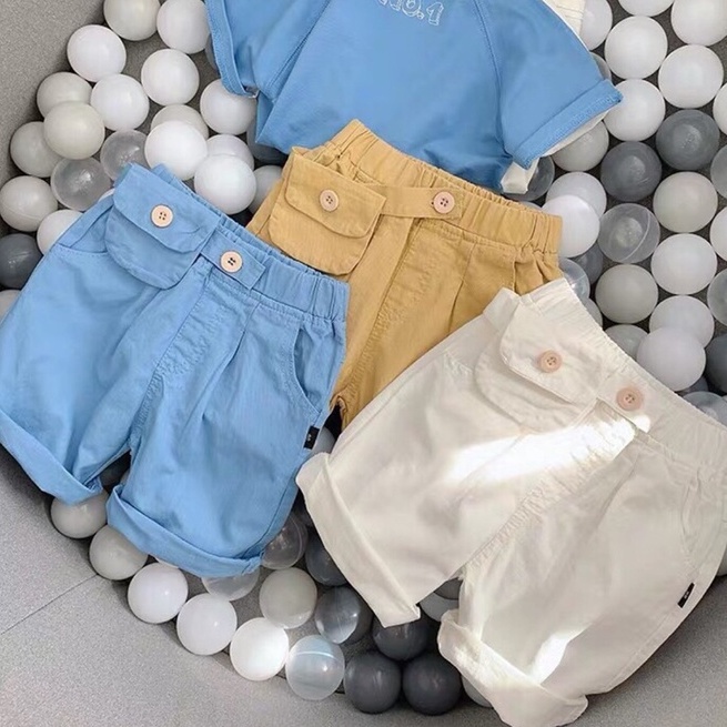 QT08 - Quần bé trai, quần đùi chất kaki size từ 8-21kg, Richkid123