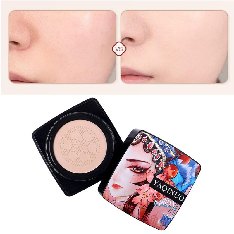 (hàng Mới Về) Kem Bb Air Cushion Dưỡng Ẩm Che Khuyết Điểm Kèm Mút Trang Điểm Hình Nấm