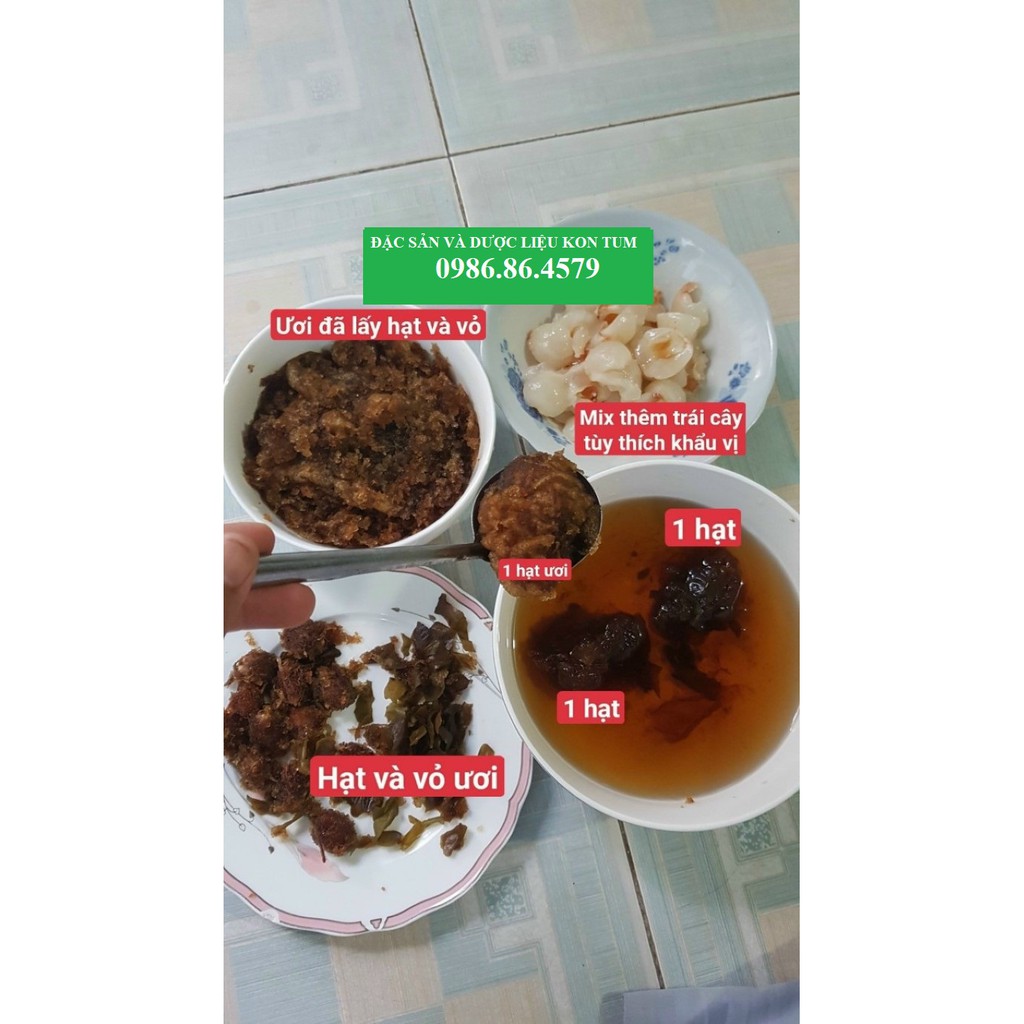 (100-500gr) Hạt đười ươi bay kon Tum hàng đủ tiêu chuẩn xuất khẩu