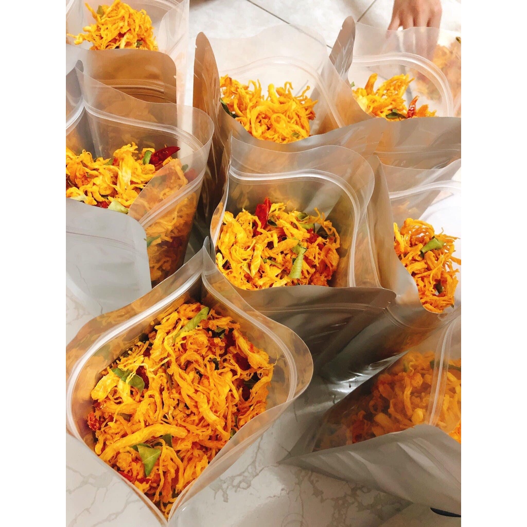 1kg KHÔ GÀ LÁ CHANH