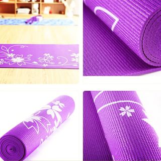 Ủ mụn Thảm tập yoga hoa văn