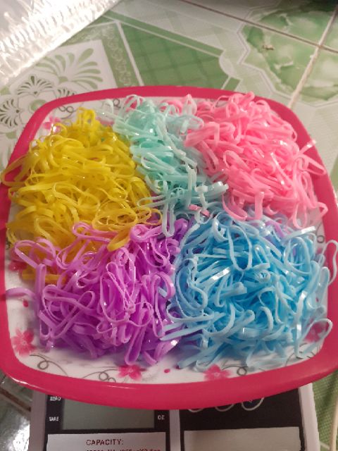 500g Thun cột tóc Thái nhiều màu (Bản đại/Bản trung)
