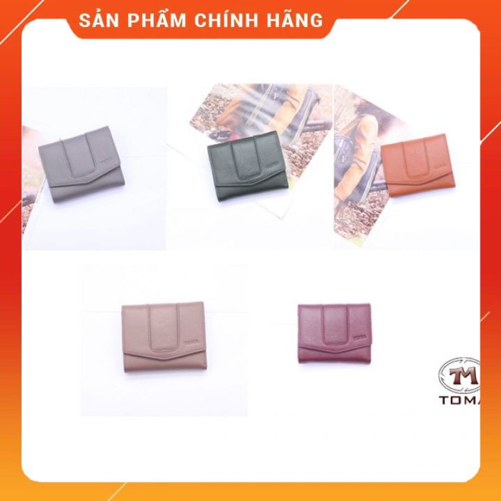 Ví nữ Toma - da bò cao cấp full box xịn | Có VIDEO và hình ảnh thật