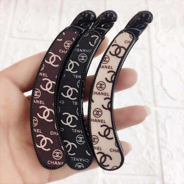 phụ kiện tóc:cặp dọc vải in chữ(CAPHHAB.B5)