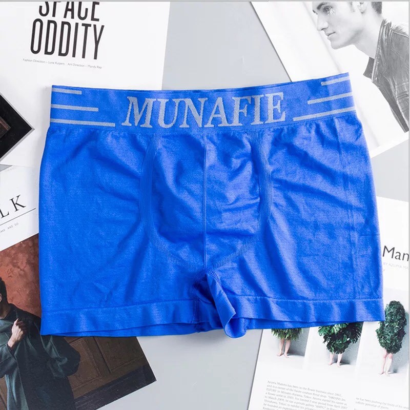 Combo 5 Quần Lót Nam Cao Cấp Munafie Co Dãn Xuất Nhật Kèm Túi Zip