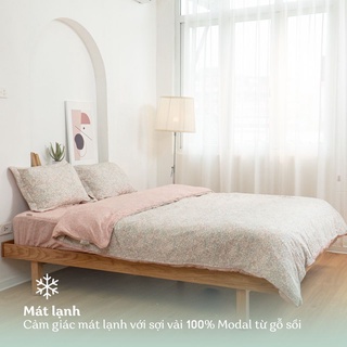 <SIÊU MỊN> Bộ ga chun chần Everon MDSM 2202 (1 ga chun chần + 02 vỏ gối 45cmx65cm)