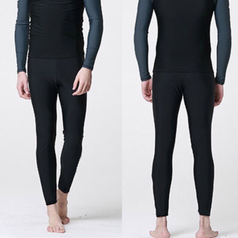 Quần Bơi Dài Nam Nữ Unisex Đen Và Xanh Đen Thun Co Giãn 4 Chiều Size XL (53-60kg) - Hàng Nhập Quảng Châu - Lucky Girl | BigBuy360 - bigbuy360.vn