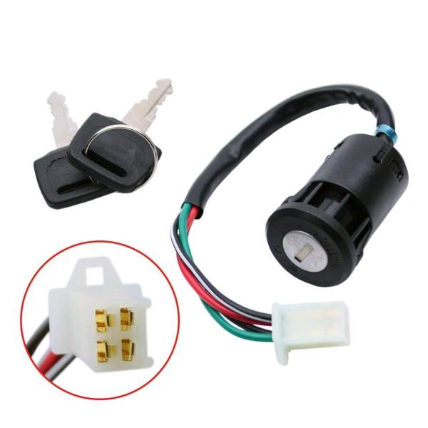 Ổ khóa xe máy với 4 dây điện