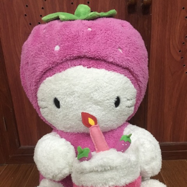 Gấu kity dâu